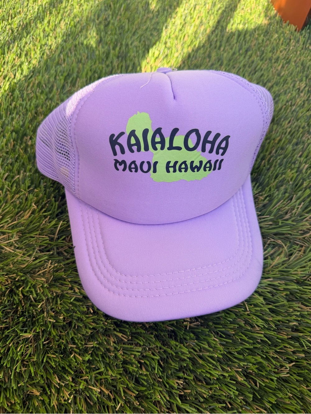 Lavender Trucker Hat - Maui Hawaii Logo